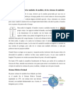 Desarrollo Histórico de Las Unidades de Medida y de Los Sistemas de Unidades