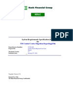 System Requirements Specification (SRS) For: TDI Contact Center Migration-Reporting (TF4)