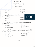 Type 1: Real (B) Ixl Lyl #0 C) X+y 0, X #0