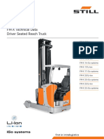 FM-X Technical Data Driver Seated Reach Truck