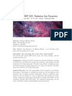 Radiative Gas Dynamics - Barbara Ryden