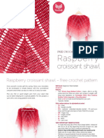 Raspberry Croissant Shawl - Free Crochet Pattern - C Andrea Cretu - 2019-09-27