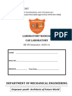 Cae Lab Manual Edited 14-12-2020