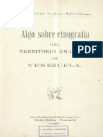 Algo Sobre Etnografia Del Territorio Amazonas de Venezuela-1