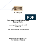 Informe Asamblea Okapi 2022