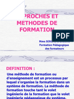 Approches Et Methodes de Formation