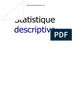 Statistique Descriptive Economie