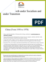 China's Growth Under Socialism and Under Transition