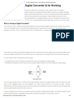 Analog To Digital Converter - Block Diagram, Types Its Applications