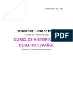 Resumen Lección 1 Historia Del Derecho Español Alvarado 2021N