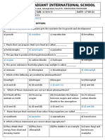 Cbse - Grade 7 - Science - CH-1 - Nutrition in Plants