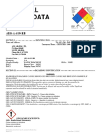 Material Safety Data Sheet: AES-A-419-RB