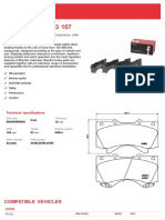 Brake Pad P 83 107: Compatible Vehicles