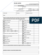 Planilla de Evaluación Postural (Evolution Energy 2022)