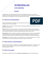 Thermodynamics Interview Questions: Explain What Is Thermodynamics?