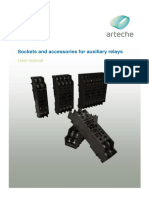 Sockets and Accessories For Auxiliary Relays: User Manual