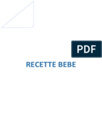 Recette Bebe