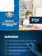 E-Book - Gestão de Comportamentos Segundo Aba para Alunos Com Tea