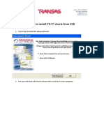 How To Install TX-97 TRANSAS CHARTS From USB