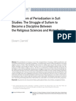 The Problem of Periodization in Sufi Studies