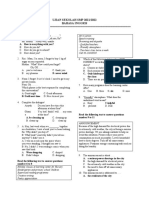 UJIAN SEKOLAH SMP 2021/2022 Bahasa Inggris