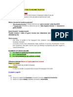 Chapter 3: Introduction To Income Taxation: Return On Capital Gross Income