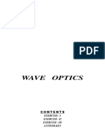 Wave Optics: Exercise - I Exercise - Ii Exercise - Iii Answer Key