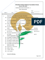 Class 4 TEA-2-Math-RWS 4-Measurement-2021-22