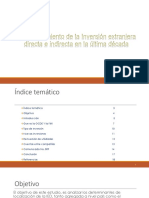 Comportamiento de La Inversión Extranjera Directa e Indirecta en La Última Década