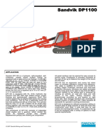 Sandvik DP1100: Application