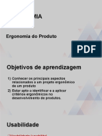 Videoaula 7 - Ergonomia Do Produto