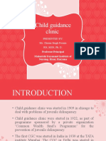 Child Guidance Clinic: Presented By: Mr. Charan Singh Poonia RN, MSN, Ph. D