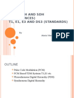 PCM, PDH and SDH