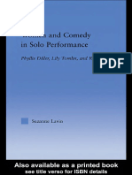 Women and Comedy in Solo Performance Phyllis Diller Lily Tomlin