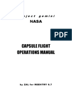 Capsule Flight Operations Manual: Project Gemini