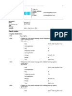 Fault Codes: Engine Electronics