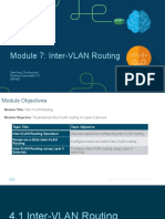 Module 7: Inter-VLAN Routing: Switching, Routing and Wireless Essentials v7.0 (SRWE)