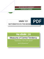 Module 14 - Measures of Central Tendency