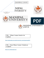 Manipal University Online Courses