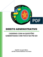 Caderno Direito Administrativo