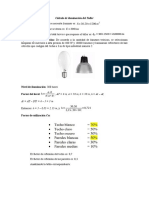 Cálculo de Iluminación Del Taller