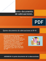 Quinto Documento de Adecuacion