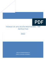 Guía TAP 2022 Instructivo