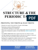 Atomic Structure & The Periodic Table