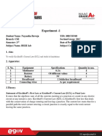 Experiment - 1: To Verify Kirchhoff's Current Law (KCL) and Study Its Limitations