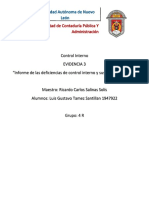 Evidencia 3 Control Interno