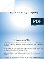 Total Quality Management (TQM) : Presented By: Vimal Singh Assistant Professor, NIFT, Gandhinagar