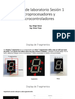 Practica de Laboratorio Sesión 1-Micros Display 7 Segmentos