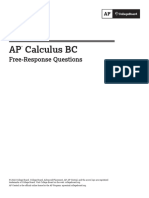 AP Calculus BC: Free-Response Questions