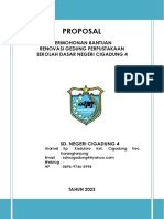 Proposal Renovasi Perpustakaan Sdn. Cigadung 4